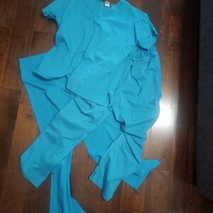Teal Scrub Set
